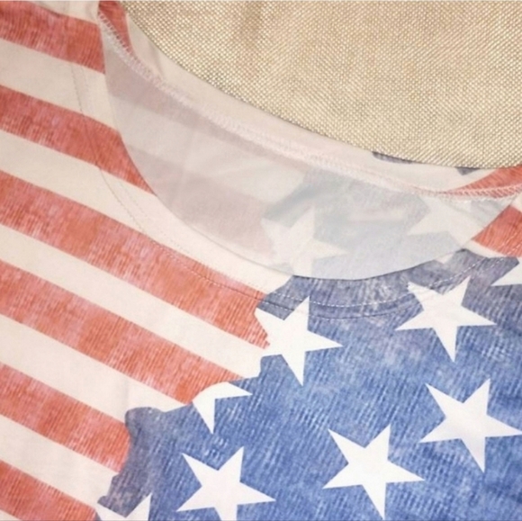 Take 50% off! T&J Designs American flag tee - Picture 2 of 4